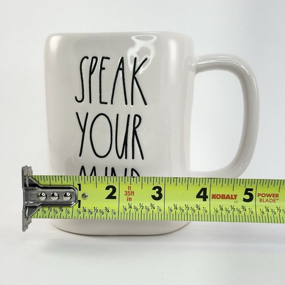 Rae Dunn "SPEAK YOUR MIND Coffee /Tea Mug Cup By Magenta - Picture 7 of 7